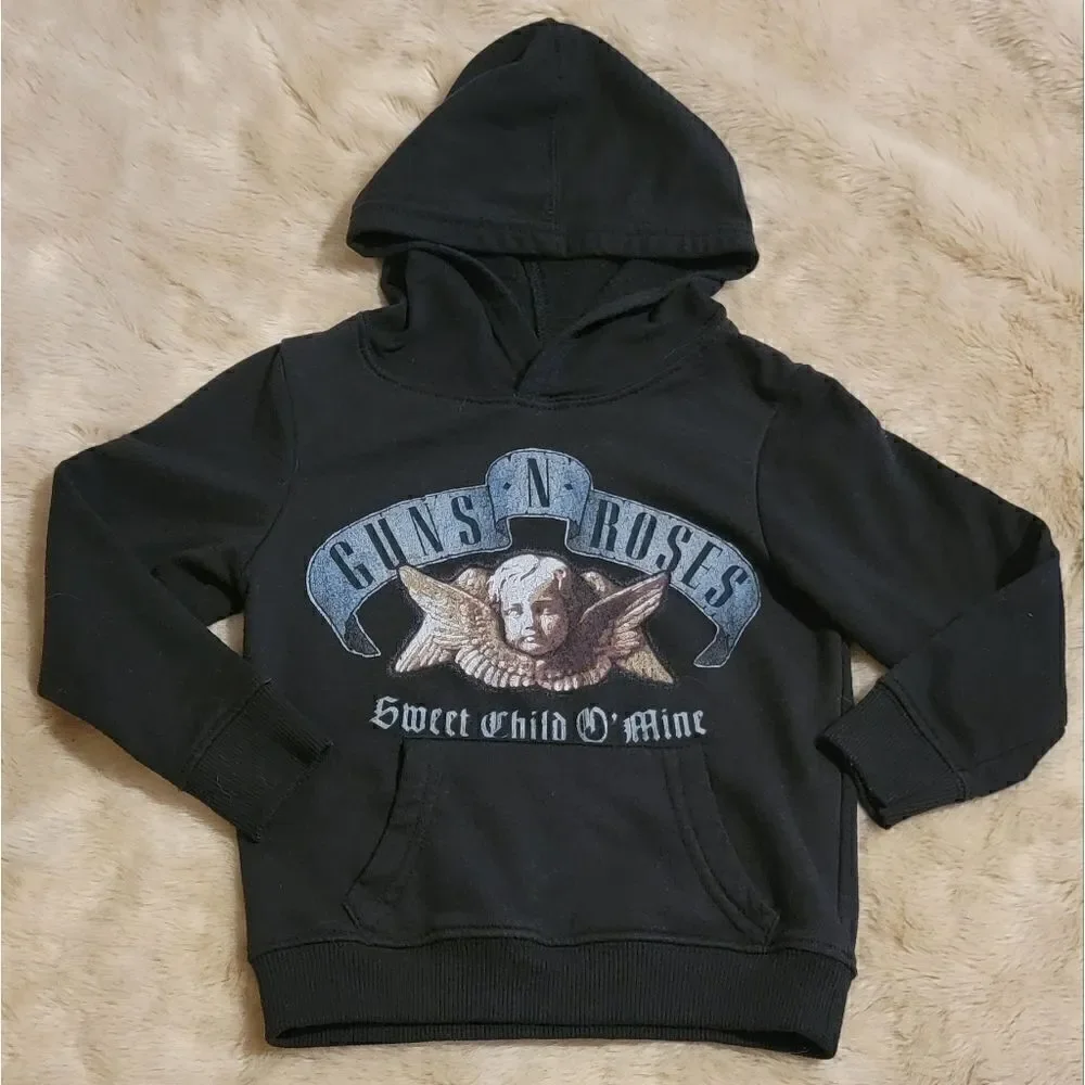 GUNS N' ROSES SWEET CHILD O' MINE BLACK HOODIE SIZE 3T